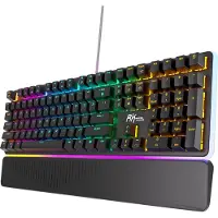 Royal Kludge RK918 - Gaming Toetsenbord - Mechanisch Toetsenbord - RGB - Zwart - Blue Switches - Met Polssteun