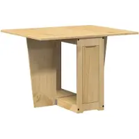 vidaXL Eettafel Corona inklapbaar massief grenenhout wasbruin