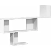 vidaXL Wandschap 100x15x70 cm bewerkt hout wit