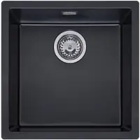 Reginox Texel 40x40 (L) Pure Black spoelbak 40x40 Pure Black R34651