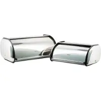 KINGHOFF 3201 - broodtrommels - rvs - 43.5x27,5x18.5 cm en 36x24x15 cm