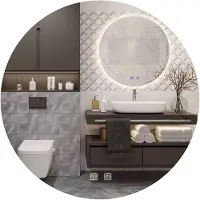 Tutumi Led Spiegel 50cm Hzj050