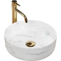 REA Opzetwastafel Sami Nature Marble