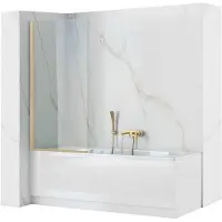 REA Bad Scherm Elegant Gold Brush 80