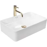 REA Berta 55 Opzetwastafel Wit 56x35,5 cm