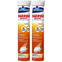 Davitamon 2x Energie Boost Multivitamines Mineralen 20 Bruistabletten