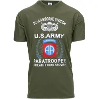 Fostex T-shirt U.S. Army Paratrooper 82ND Groen XXL