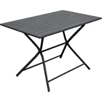Vita Tuintafel globe 110x70 grafiet