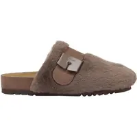 Scholl Klomp Women Alaska 3.0 Synthetic Fur Gr Brown-Schoenmaat 42