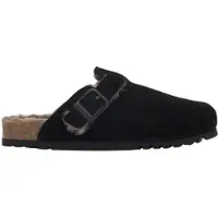 Scholl Klomp Men Olivier F New Suede Sa Mens Black-Schoenmaat 39