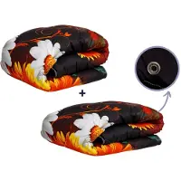 Zelesta Easy Dekbed - Summer Flower 240 x 200 cm, Type: 4 Seizoenen
