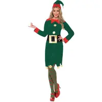 Smiffys Elf verkleedkleding vrouw