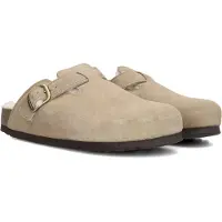 Scholl Klomp Women Fae New F Suede Sa Dark Beige-Schoenmaat 40