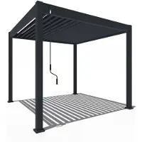 Orion Comfort - terrasoverkapping - 300 x 300 cm - antraciet