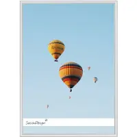SecaDesign Fotolijst - SecaDesign - 30x40 cm Fotomaat - Zilver - Posterlijst