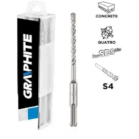 Graphite SDS+ Box 6x110mm 10 Stuks In Blisterbox Quatro S4