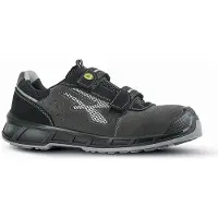 U Power Veiligheidssandaal Prince Gre 43 W. 11, grijs, suède met mesh-inzetstukken, S1PS FO SR ESD, EN ISO 20345:2022