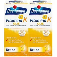 Davitamon 2x Vitamine K Olie 10 Ml