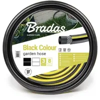 Bradas WBC34/50, tuinslang CARAT, 3/4 inch, zwart/geel, 50 meter