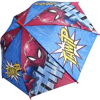 Merkloos Spiderman jongens paraplu transparant