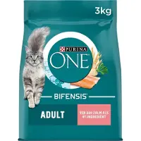 Purina 2x One Adult Zalm&Granen - Kattenvoer- 3kg