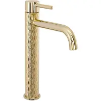 REA Wastafelkraan Lungo Art Gold High