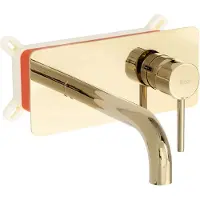 REA Viva Gold + Box - Inbouw Wastafelkraan - Goud