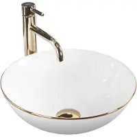 REA Opzetwastafel Stella Gold Edge
