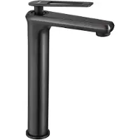 REA Wastafelkraan Blade Old Black High