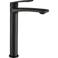 REA Luppo Black High - Wastafelkraan - Zwart