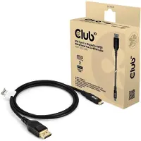 Club 3D USB Type-C naar DisplayPort-kabel - - CAC-1559 - 8K - 80 Gbit/s - 1m