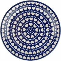 Bunzlau Castle Dinerbord Plat Blue Valentine (25 cm)