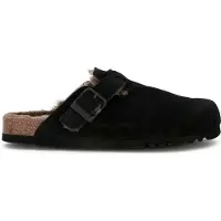 Scholl Klomp Men Olivier F New Suede Sa Mens Black-Schoenmaat 43