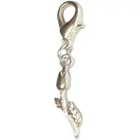 Zeeuws Meisje clip met hollandse bedel verzilverd elegant fijn tulpje, voor bedelarmband of tas.