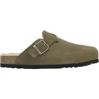 Scholl Klomp Men Olivier F New Suede Sa Mens Khaki-Schoenmaat 41