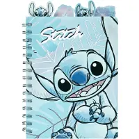 Spiraal Notitieboek - A5 - Stitch - blauw