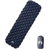 vidaXL Kampeermatras opblaasbaar 190x58x6 cm 1- persoons grijs