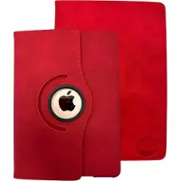 HEM Silky Red iPad hoes geschikt voor iPad Air (2024) - 13 inch Draaibare Autowake Cover - iPad Air 2024 hoes - iPad 2024 Hoes - 13 inch hoes