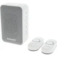 Honeywell RF3-serie 6 melodieen draadloze deurbel voor & achter Kit - DC313NFB