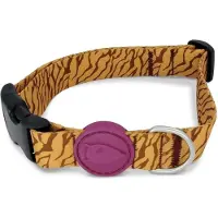 Morsø halsband voor hond gerecycled jungle drum groen 30-42x1,5 cm