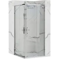 REA Punto 80x80 Douchewand Zonder douchebak