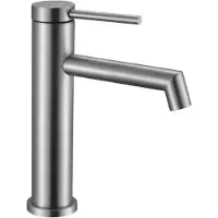 REA Wastafelkraan Foss Brush Steel Low