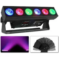 Beamz BBB612 accu LED BAR voor belichting van muren, plafonds, etc.