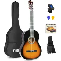 Max SoloArt klassieke akoestische gitaar (39") - 4/4 - Starterset -