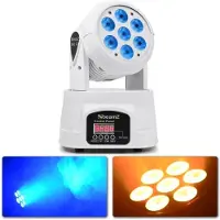 Beamz MHL74 Movinghead Wash met 7x 10W Quad LEDs - WIT