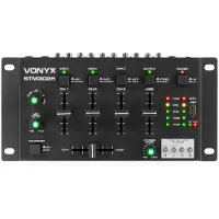VONYX STM3025B mixer 4-kanaals met Bluetooth en USB mp3 speler