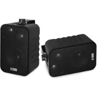 Power Dynamics BV40V Zwarte 10W achtergrond speakerset - 100V