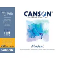 Canson Montval aquarelpapier, wit met fijne korrel 300 g/m², ft 36