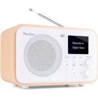 Audizio Milan draagbare DAB radio met Bluetooth, FM radio en accu -