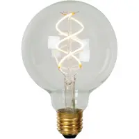 Lucide Ledfilamentlamp Globe G95 - D9,5cm - Dimbaar - Warm Wit - E27 - 4,9w